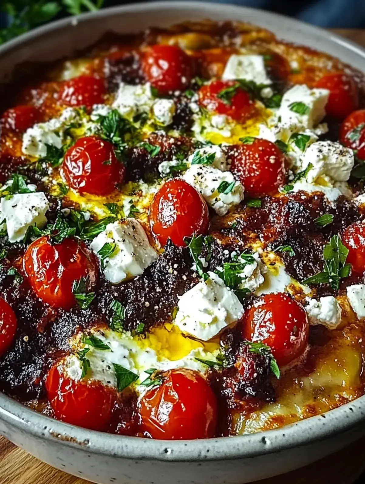 Würziger Türkischer Hackauflauf mit Feta & Joghurt
