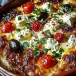 Würziger Türkischer Hackauflauf mit Feta & Joghurt