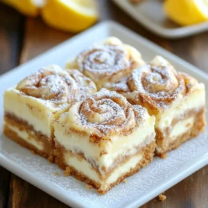 Zimtschnecken-Käsekuchenriegel