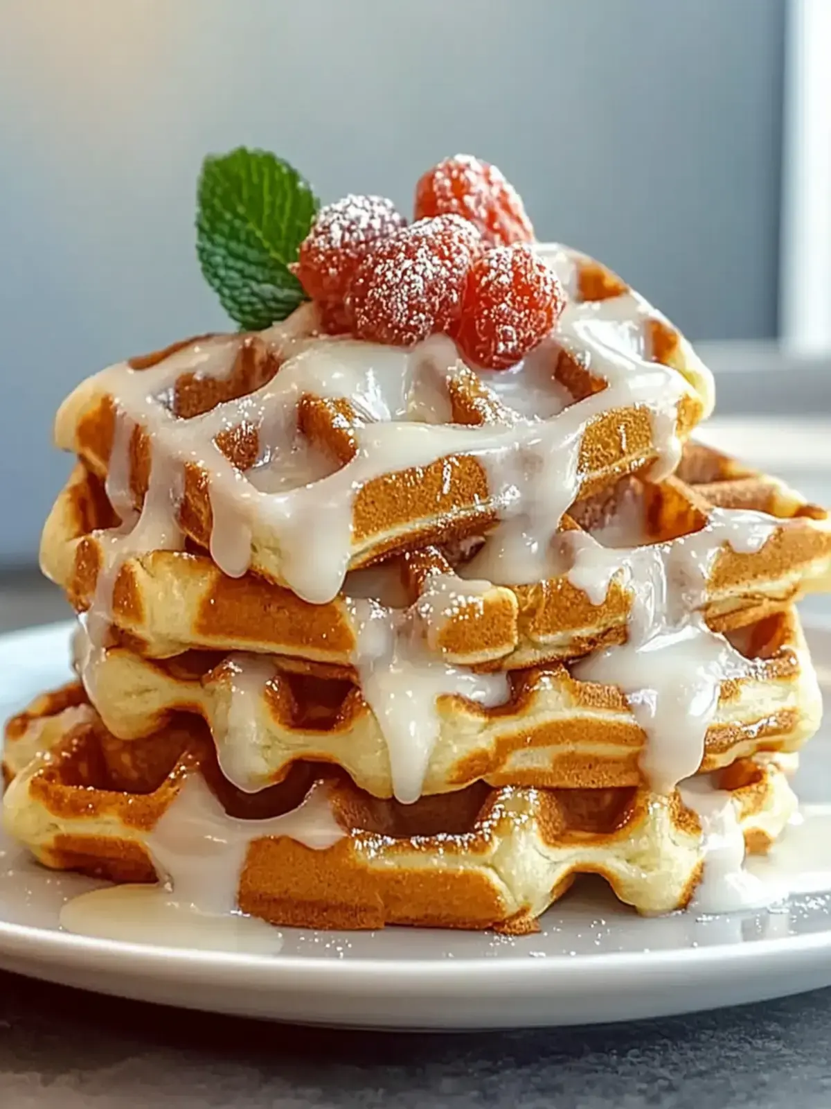 Zimtschnecken Waffeln