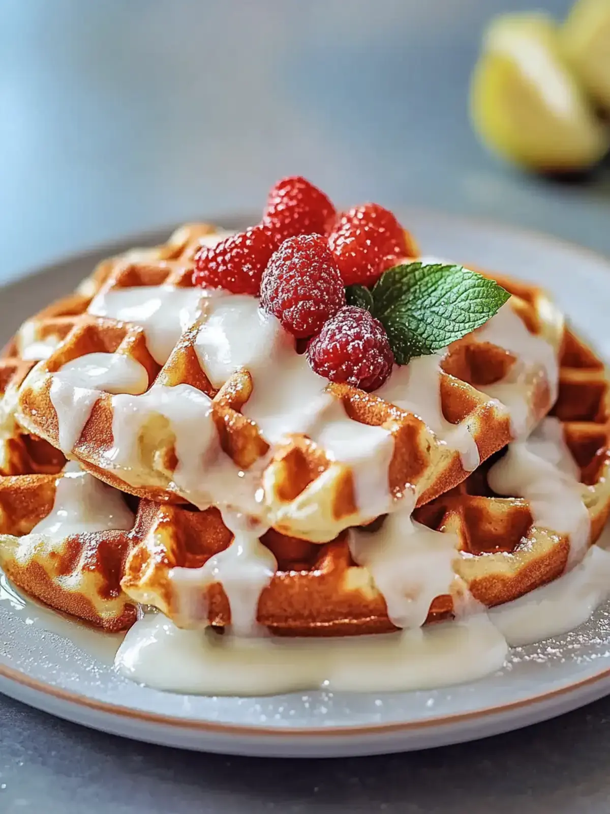 Zimtschnecken Waffeln