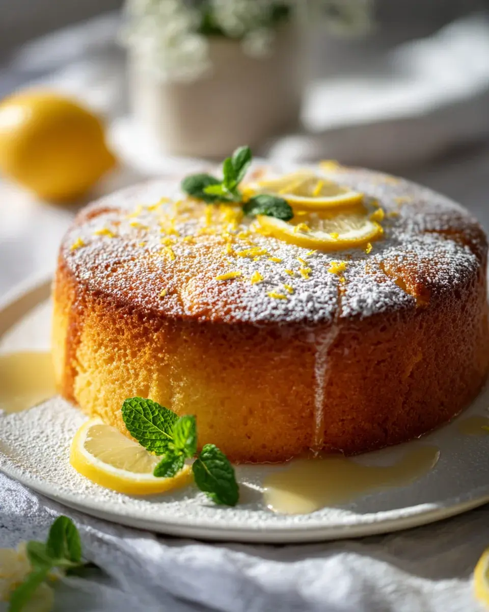 Zitronen Honig Osterkuchen Rezept