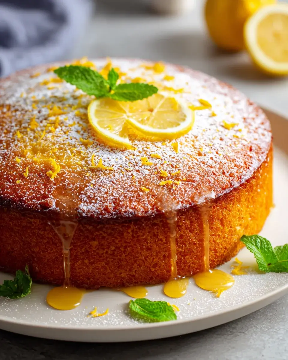 Zitronen Honig Osterkuchen Rezept
