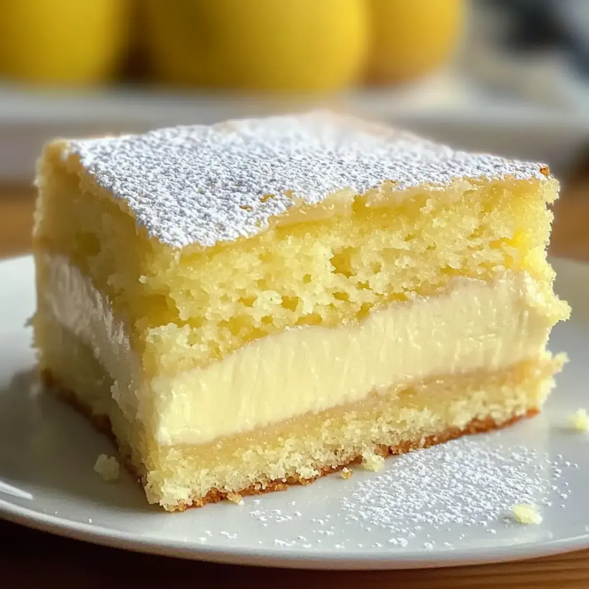 Zitronenpuddingkuchen