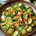 Zucchini Bohnenpfanne Erdnussbutter