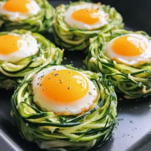 Zucchini-Ei-Nester