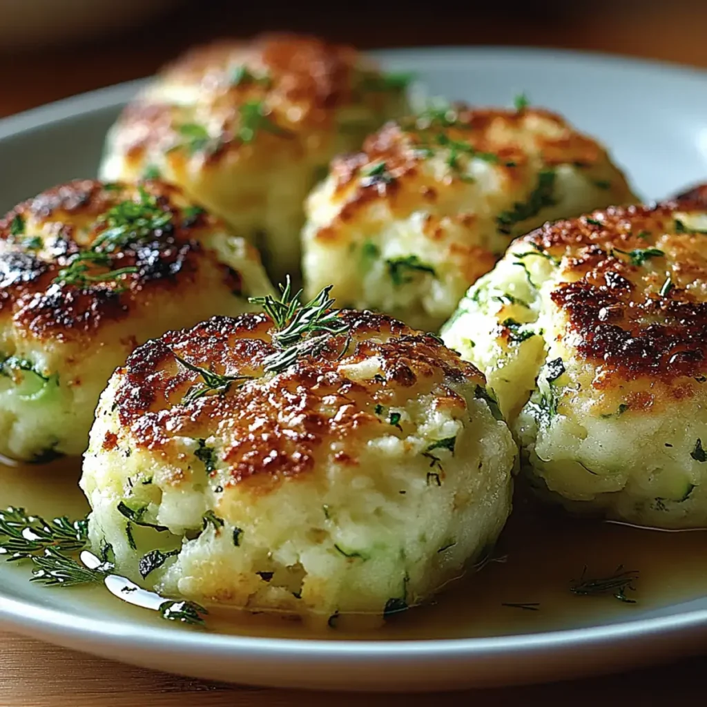 Zucchini Feta Bällchen