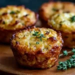 Zwiebelkuchenmuffins