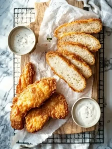 Beste frittierte Hühnerbrust