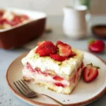 cremige Erdbeer Tiramisu