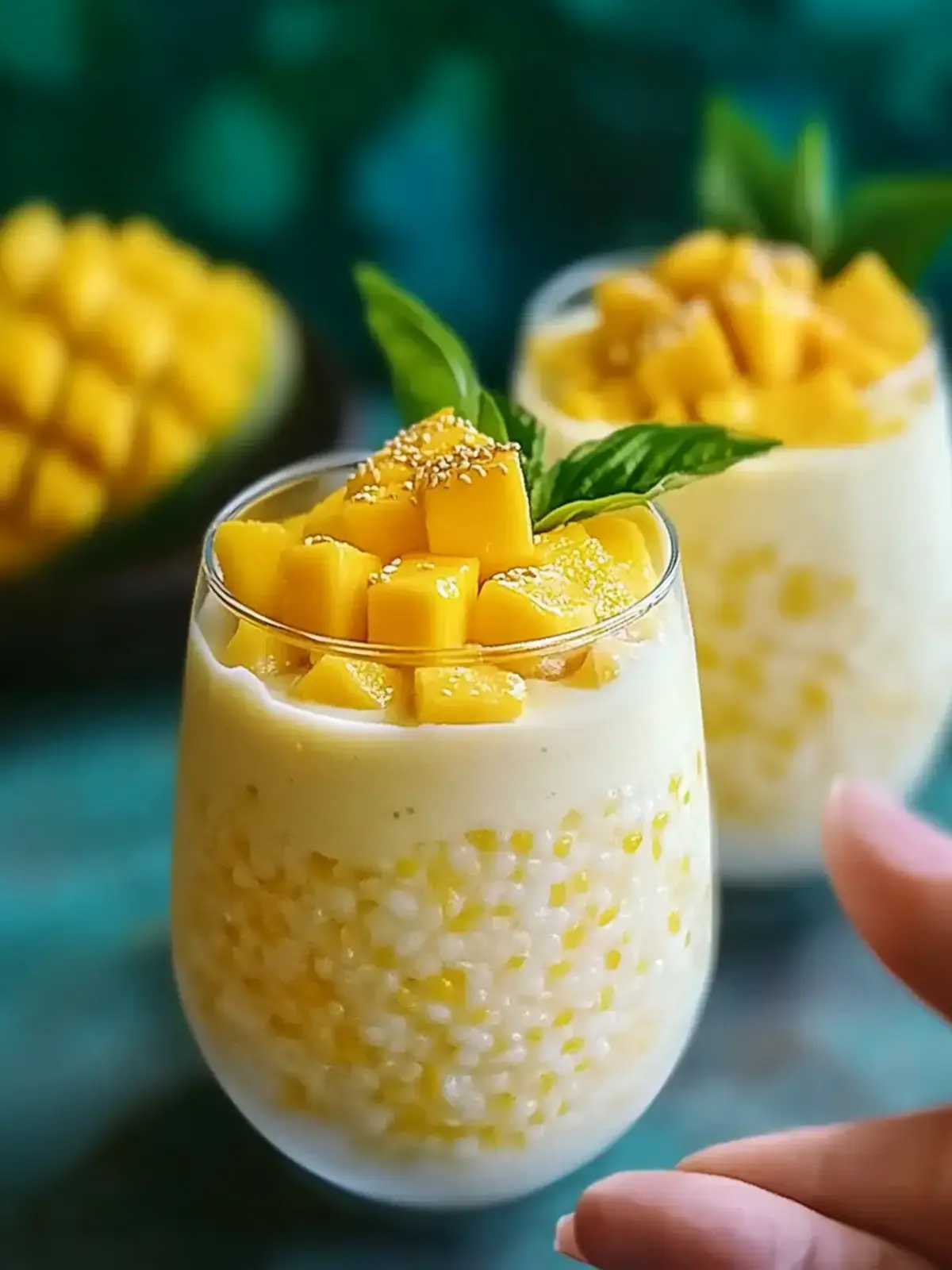 cremige Mango Sago