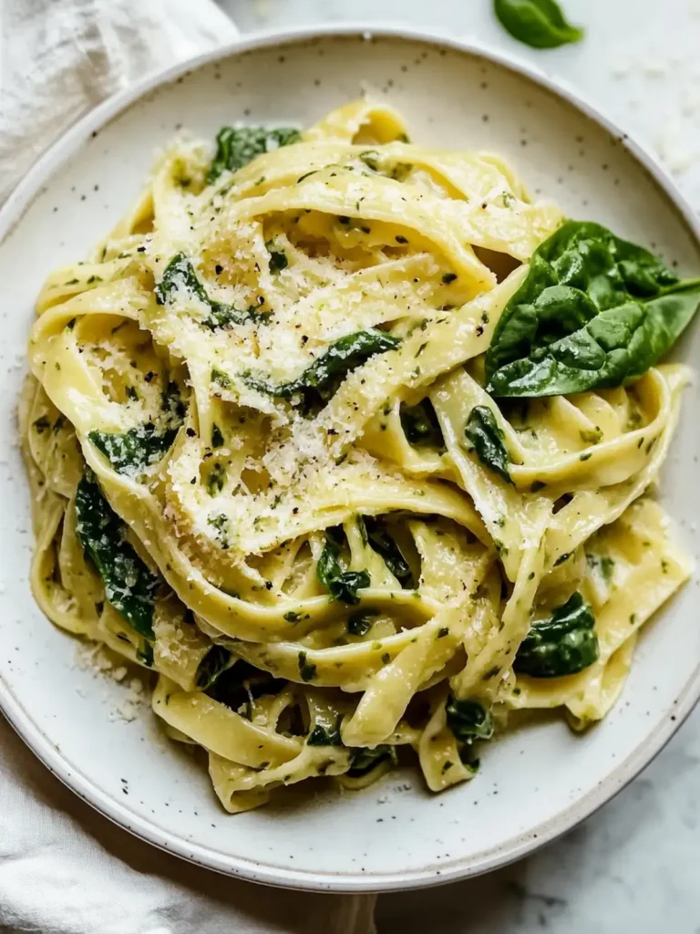 cremige Spinat-Pasta-Sauce