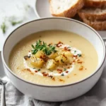 cremige blumenkohl kartoffelsuppe