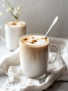 Einfache Selbstgemachte Vanille Eiskaffee für heiße Tage