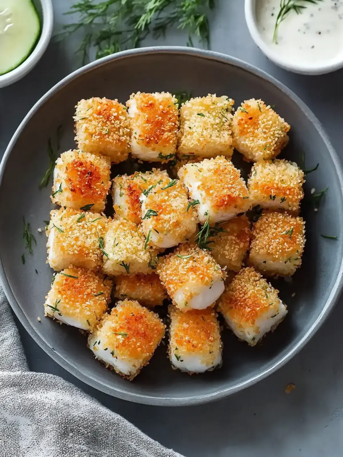 einfaches Panko krustiertes Lachsfilet 2