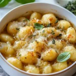 einfaches gebackenes franzysisches Zwiebel Gnocchi Rezept