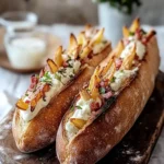 gefüllte Ofen Baguettes