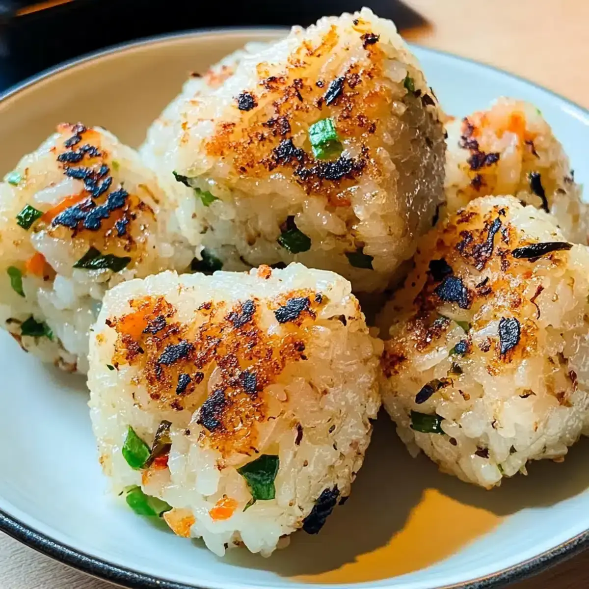 gegrillte Reiskugeln