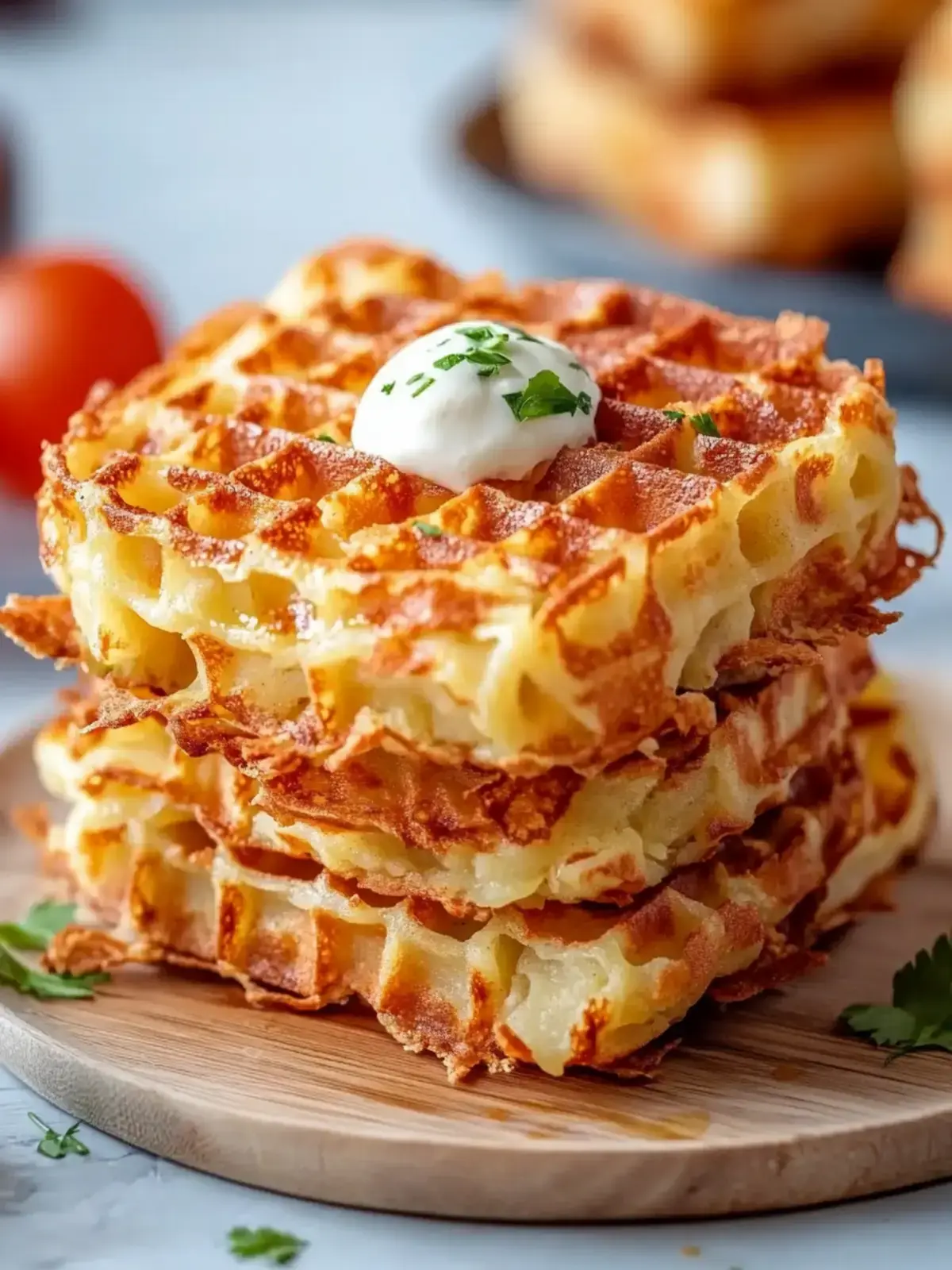 gesunde Hashbrown Chaffles
