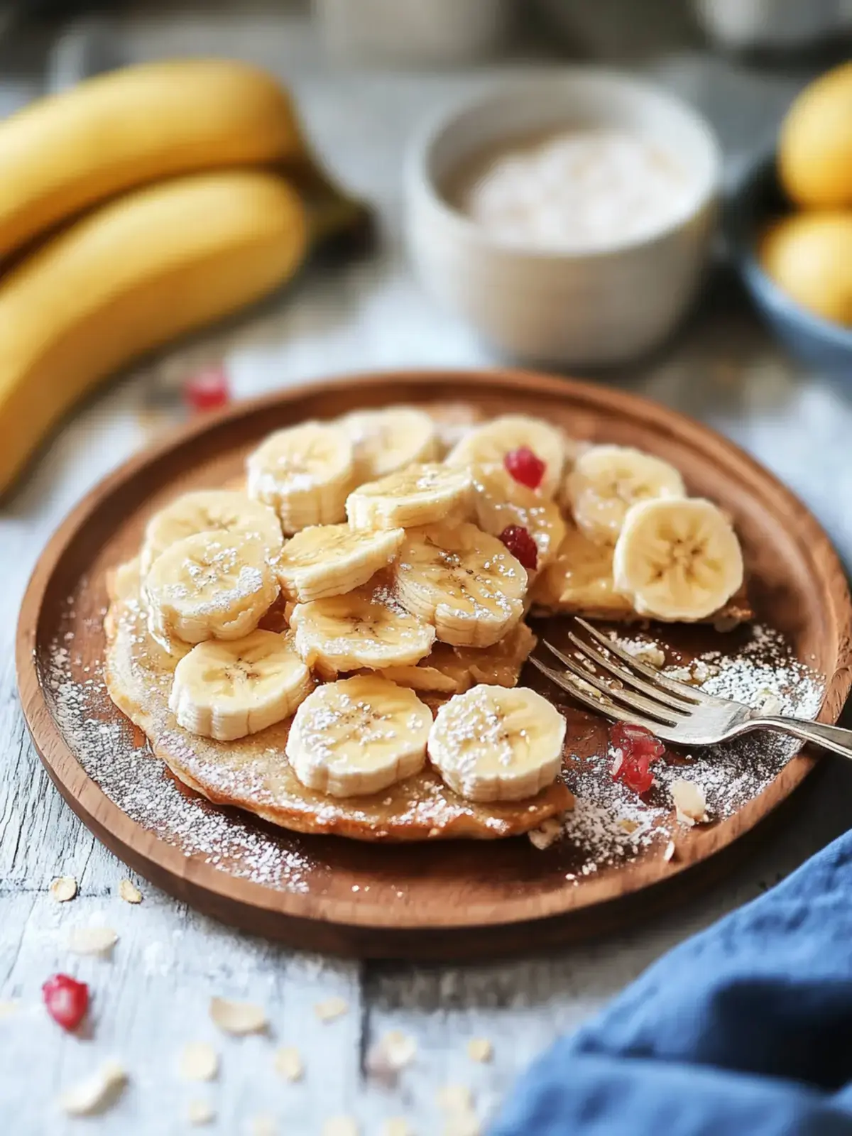 glutenfreie Bananenpfannkuchenbissen