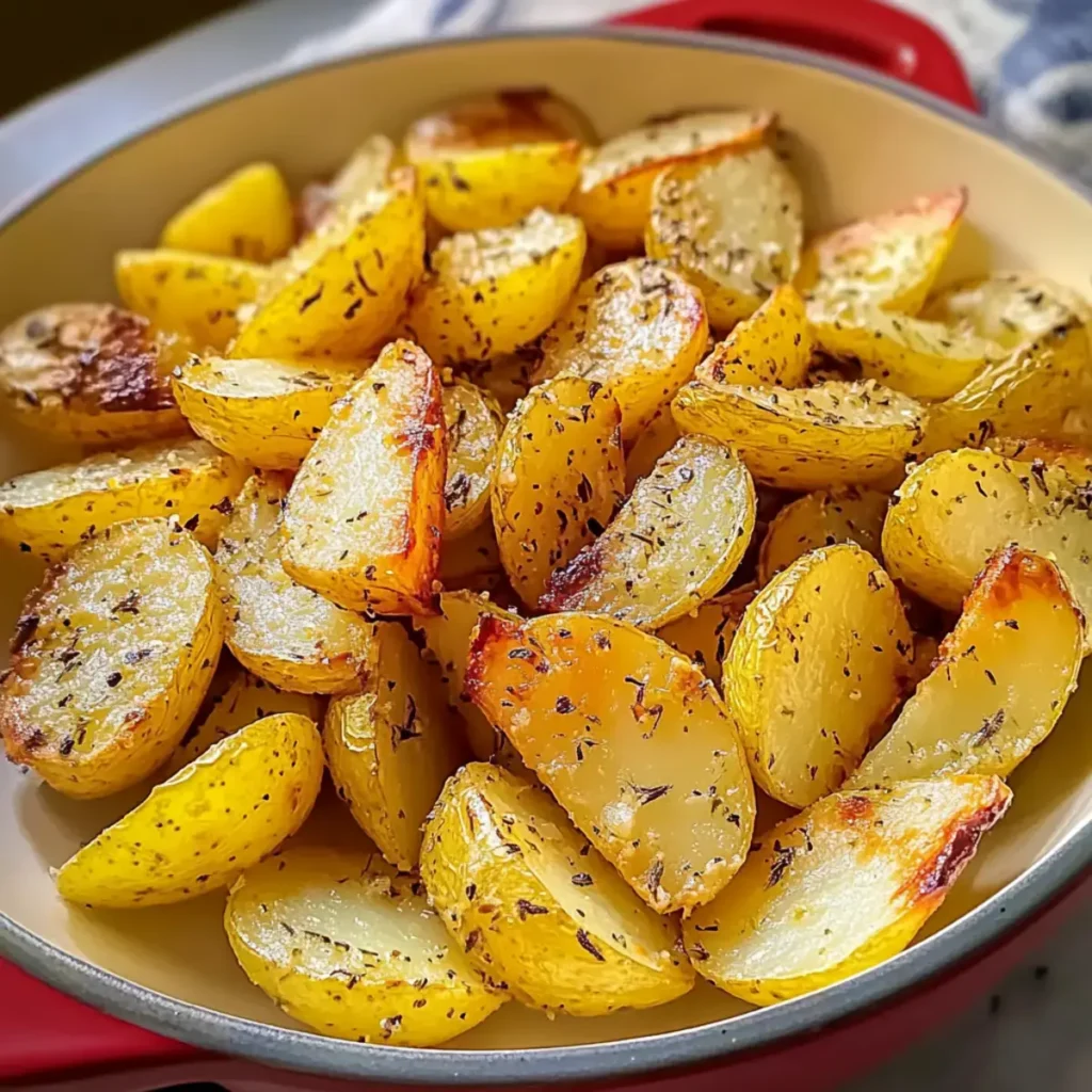 klassische griechische Zitronenkartoffeln