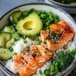 knusprige Lachs Bowls Rezept