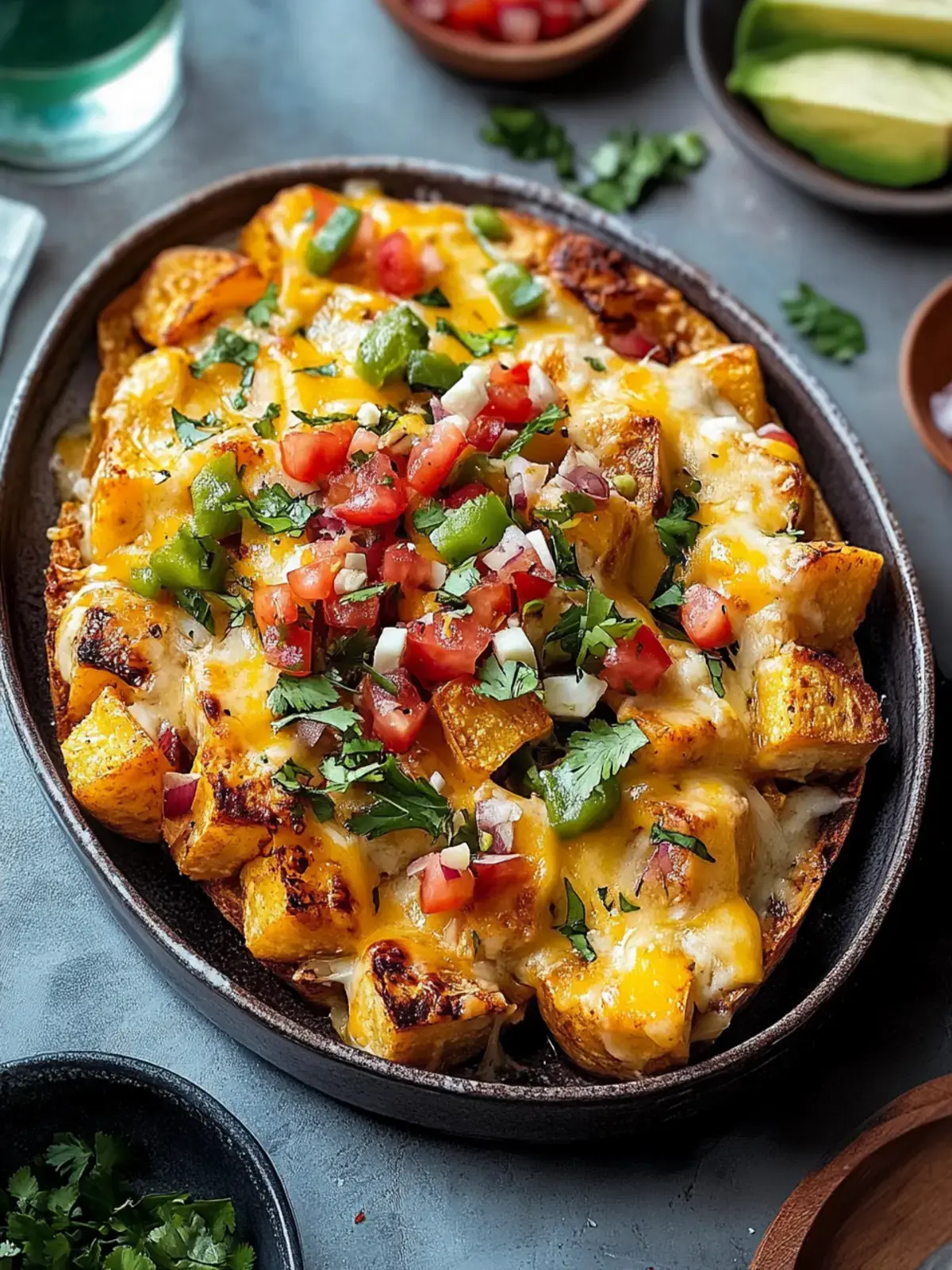 käsige mexikanische Bratkartoffeln