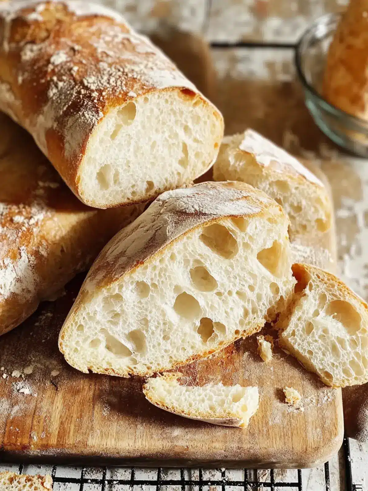luftige Sauerteig Ciabatta selber machen