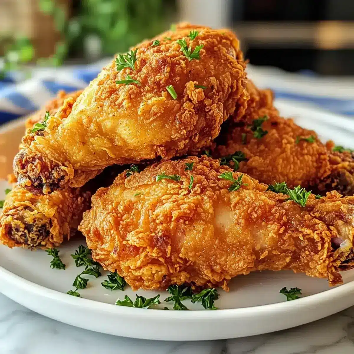 ländergebratenes Hähnchen
