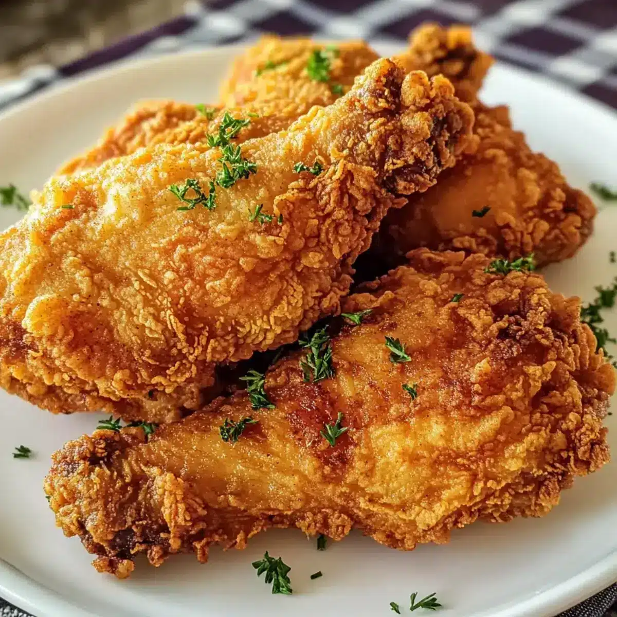 ländergebratenes Hähnchen