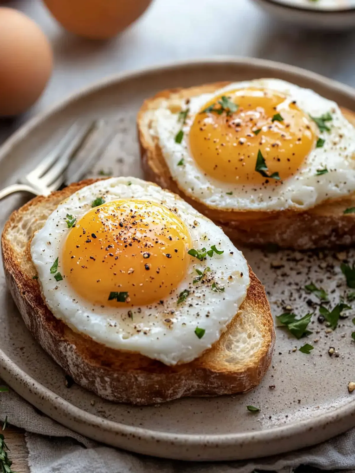 pochierte Eier aus Airfryer