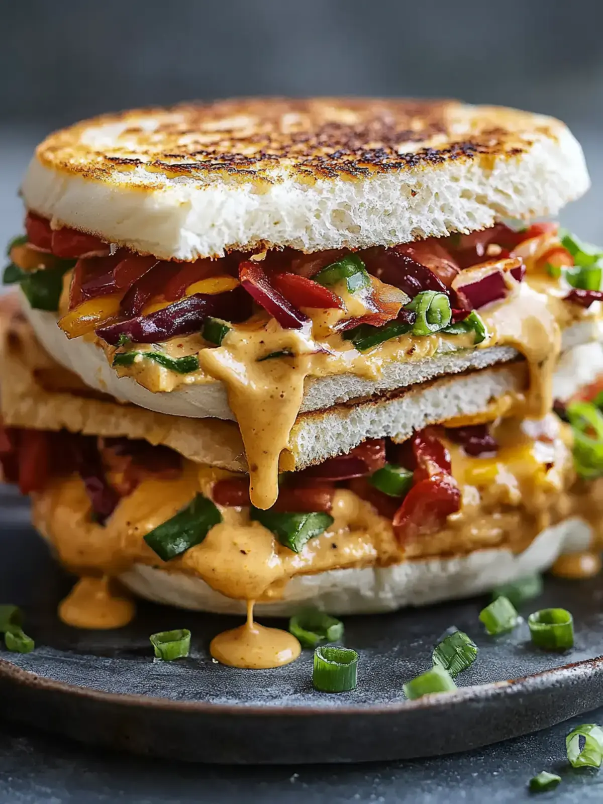scharfe Chipotle Ei Frühstücksbrötchen