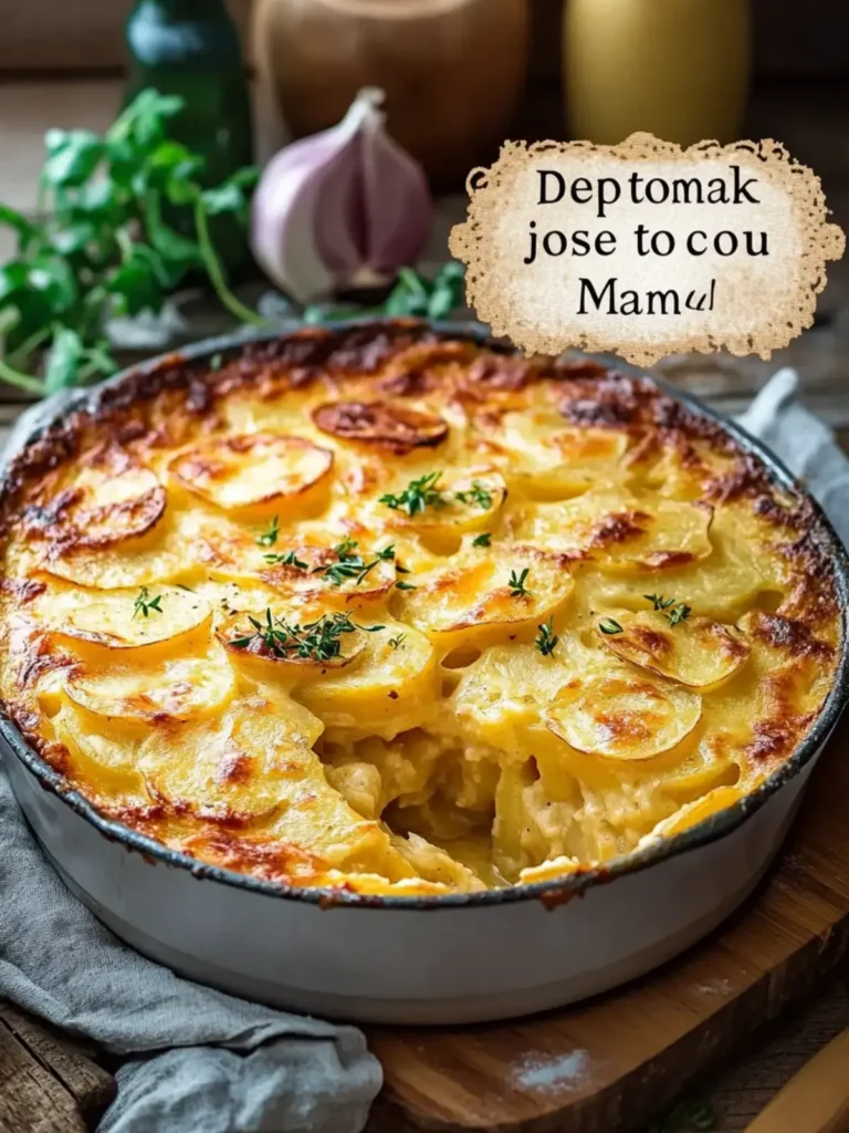 Überbackenes Kartoffelgratin wie bei Mama: Cremiger Genuss Zuhause