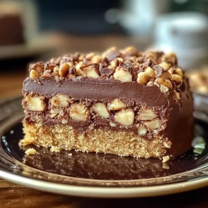 Ägyptischer Haselnusskuchen mit Schokoladenfrosting