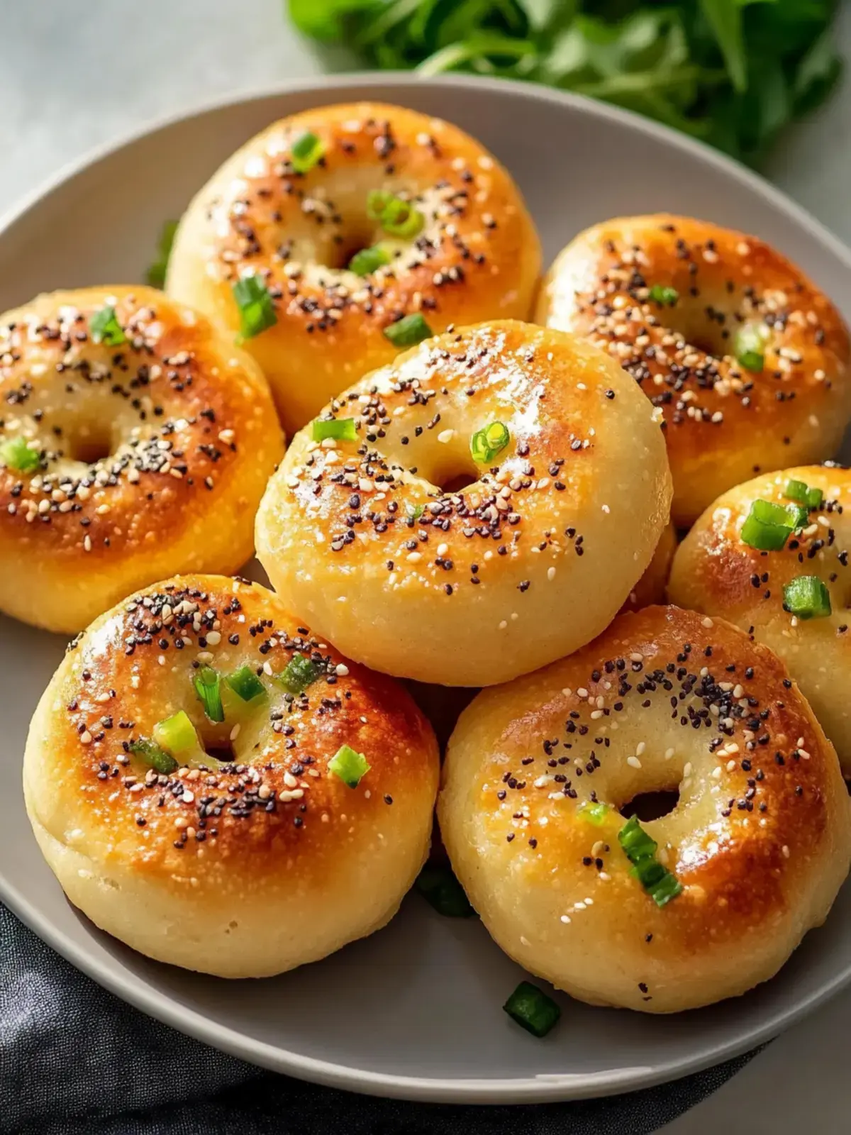Air Fryer Protein Bagel Bites