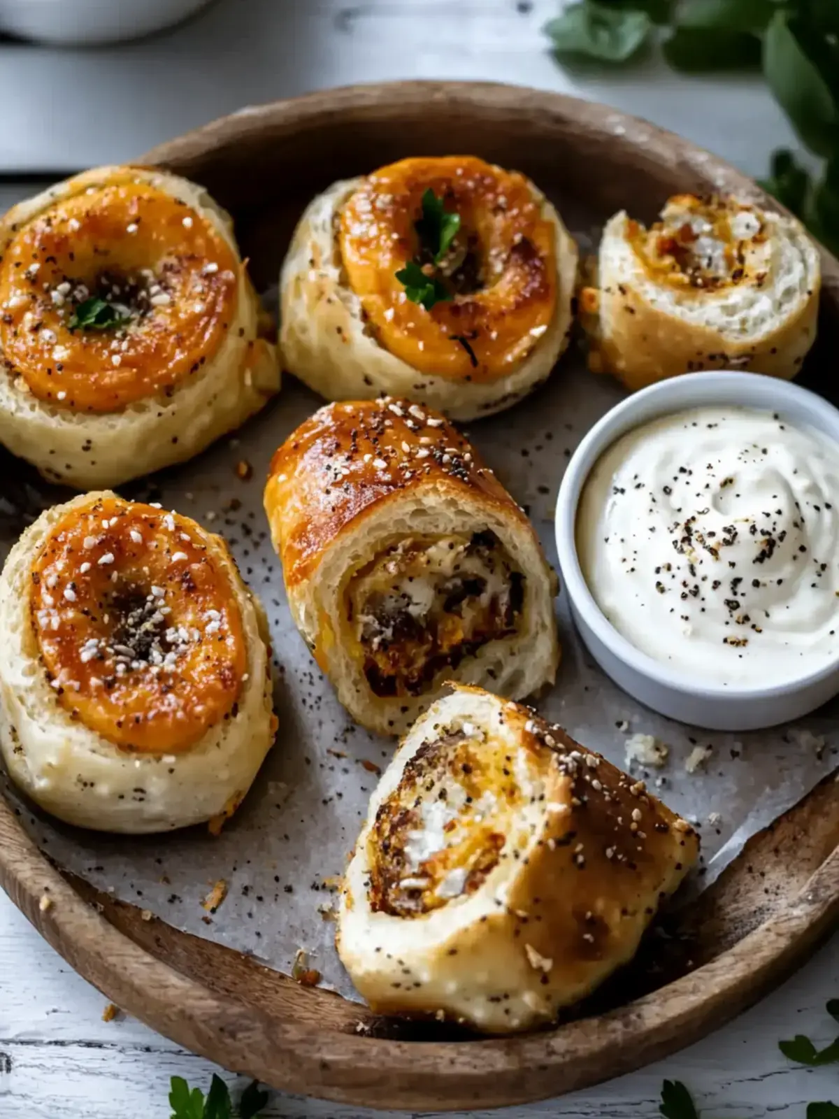 Alles Bagel Wurst Rollen