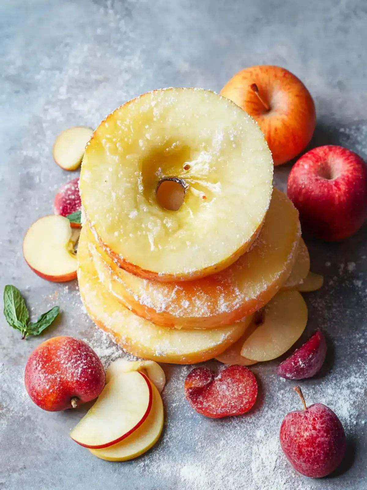 Apfelküchlein ohne Zucker