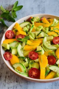 Avocado Salat mit Mango