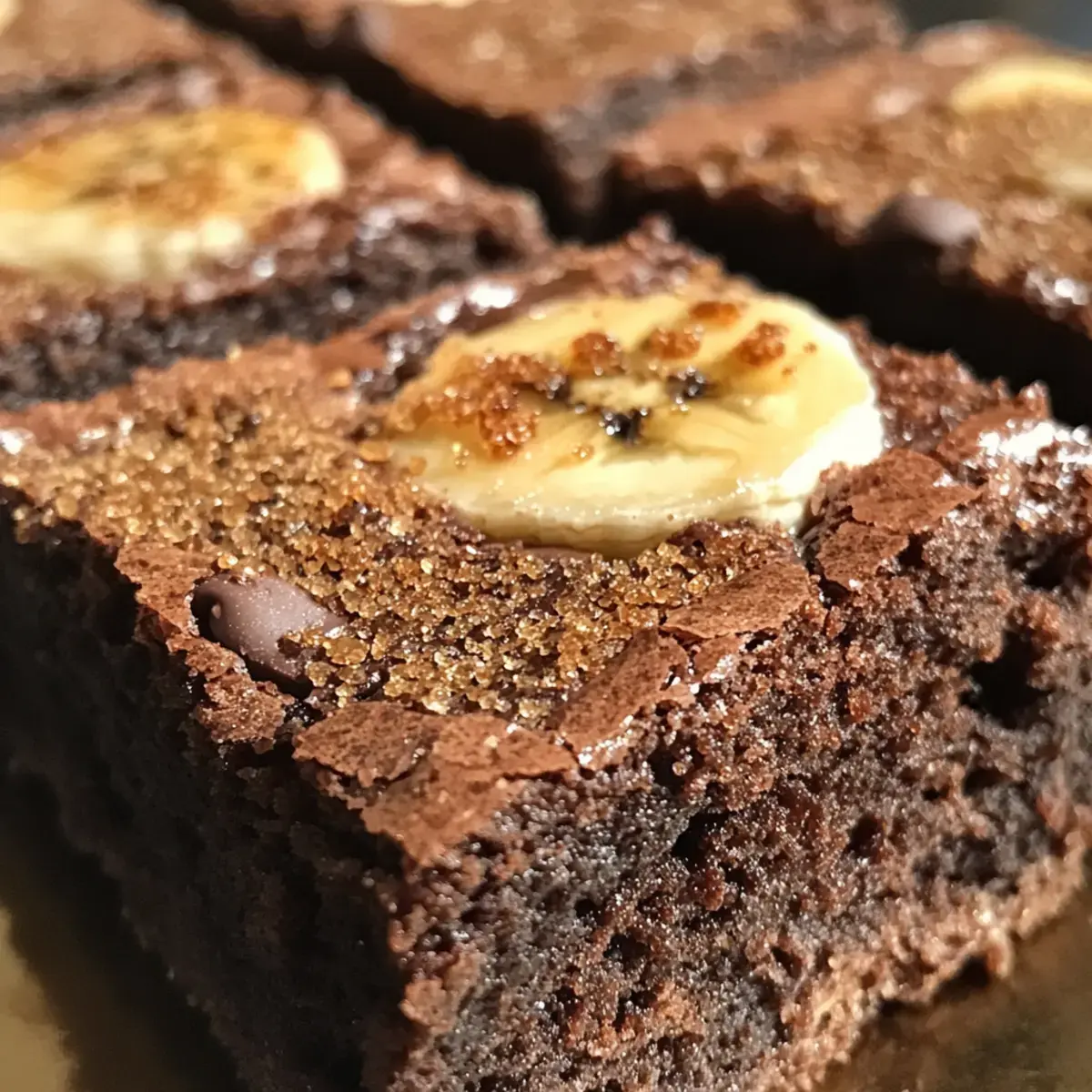 Bananenbrot-Brownies