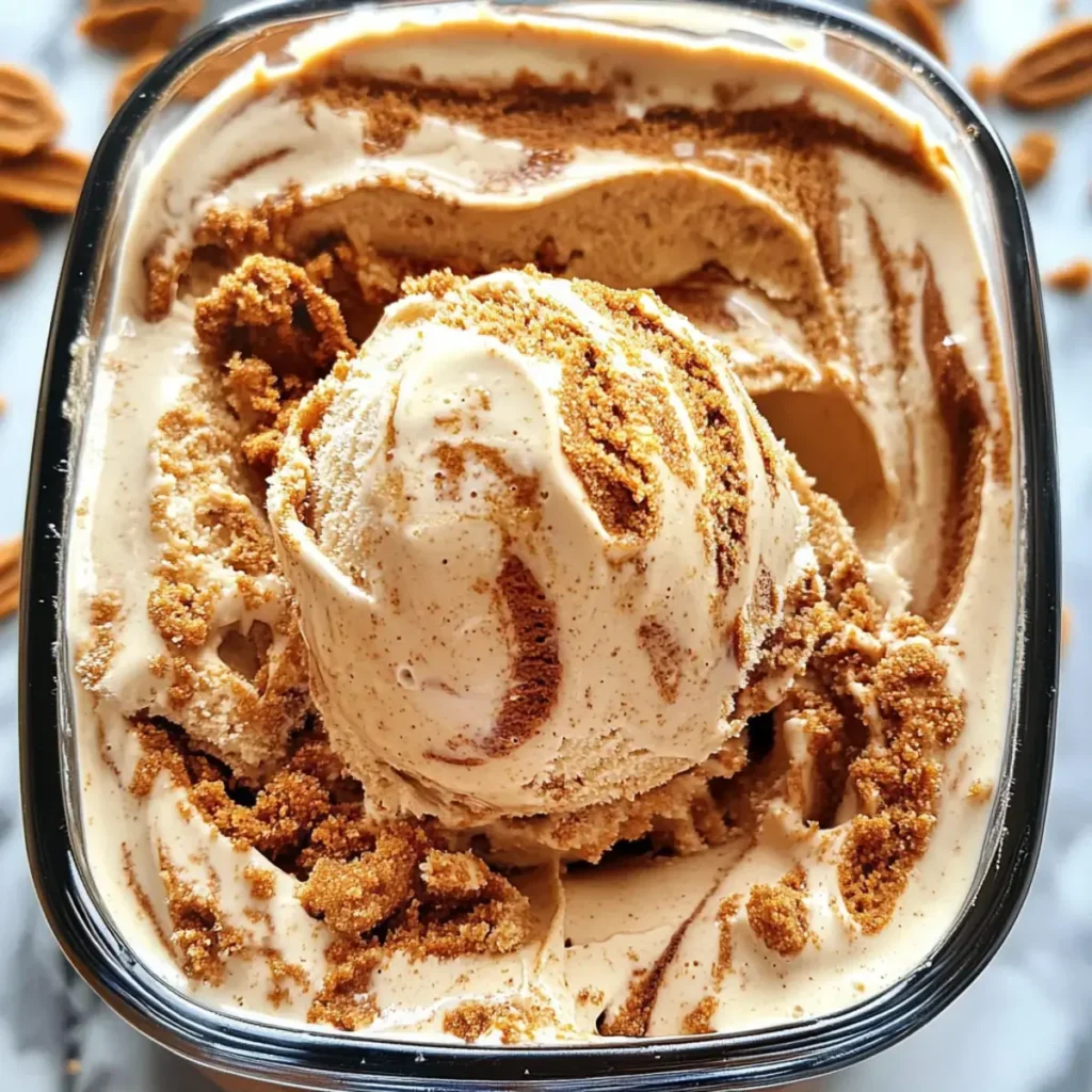 Biscoff Eiscreme ohne Eismaschine