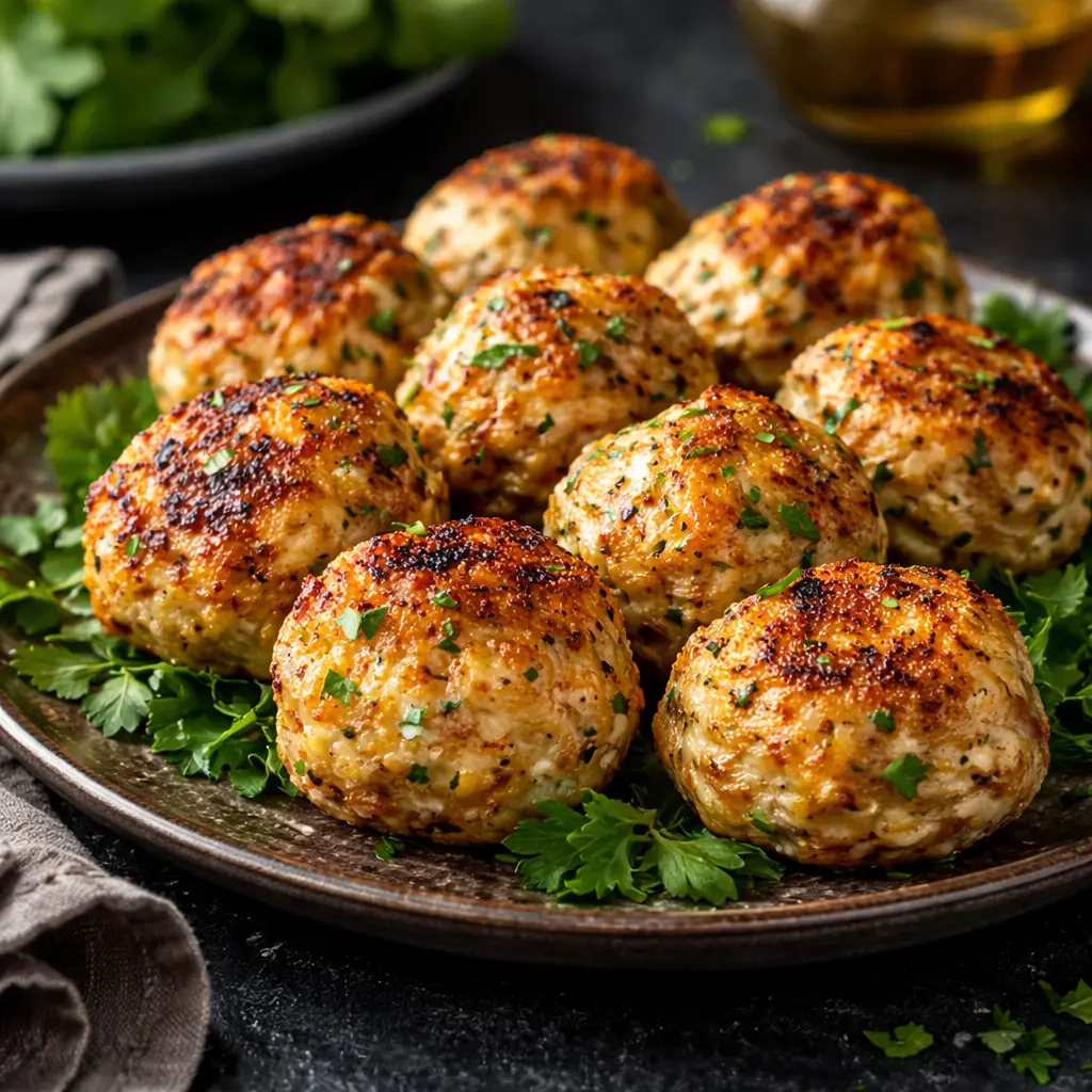 Blumenkohl Mozzarella Bällchen