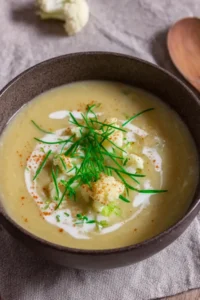 Cremige Blumenkohlsuppe