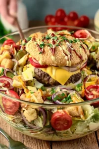 Burger Salat