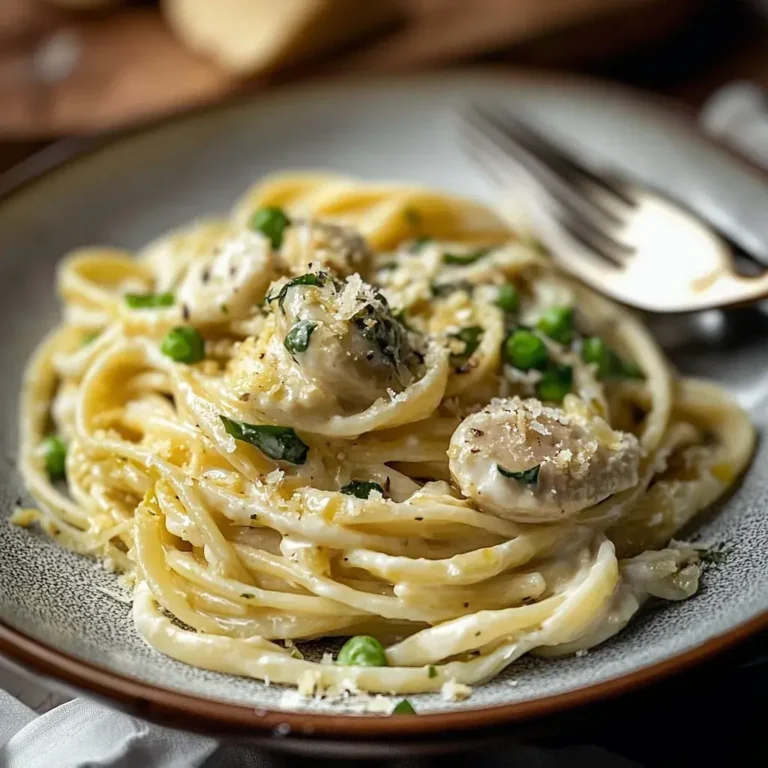 Cremige Zitronen-Feta-Pasta Rezept