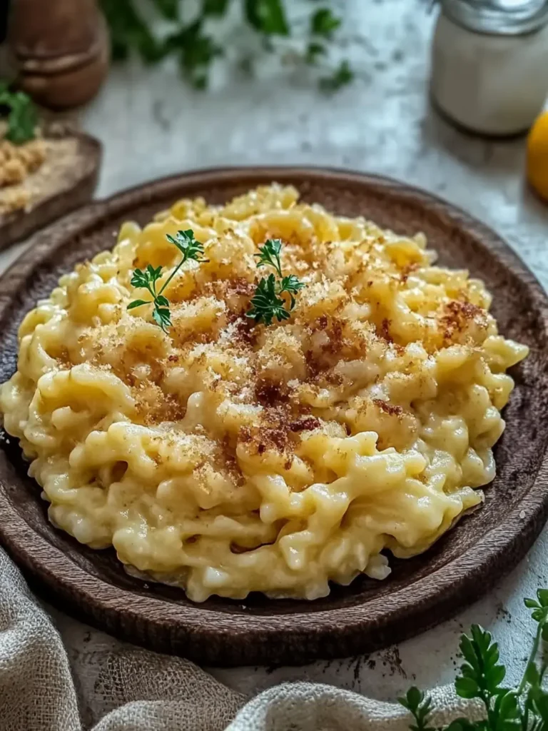 Cremige deutsche Spätzle Nudeln