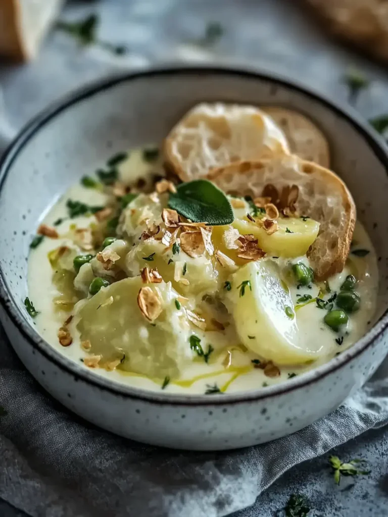 Cremiger Rosenkohl Frischkäse Senfsauce