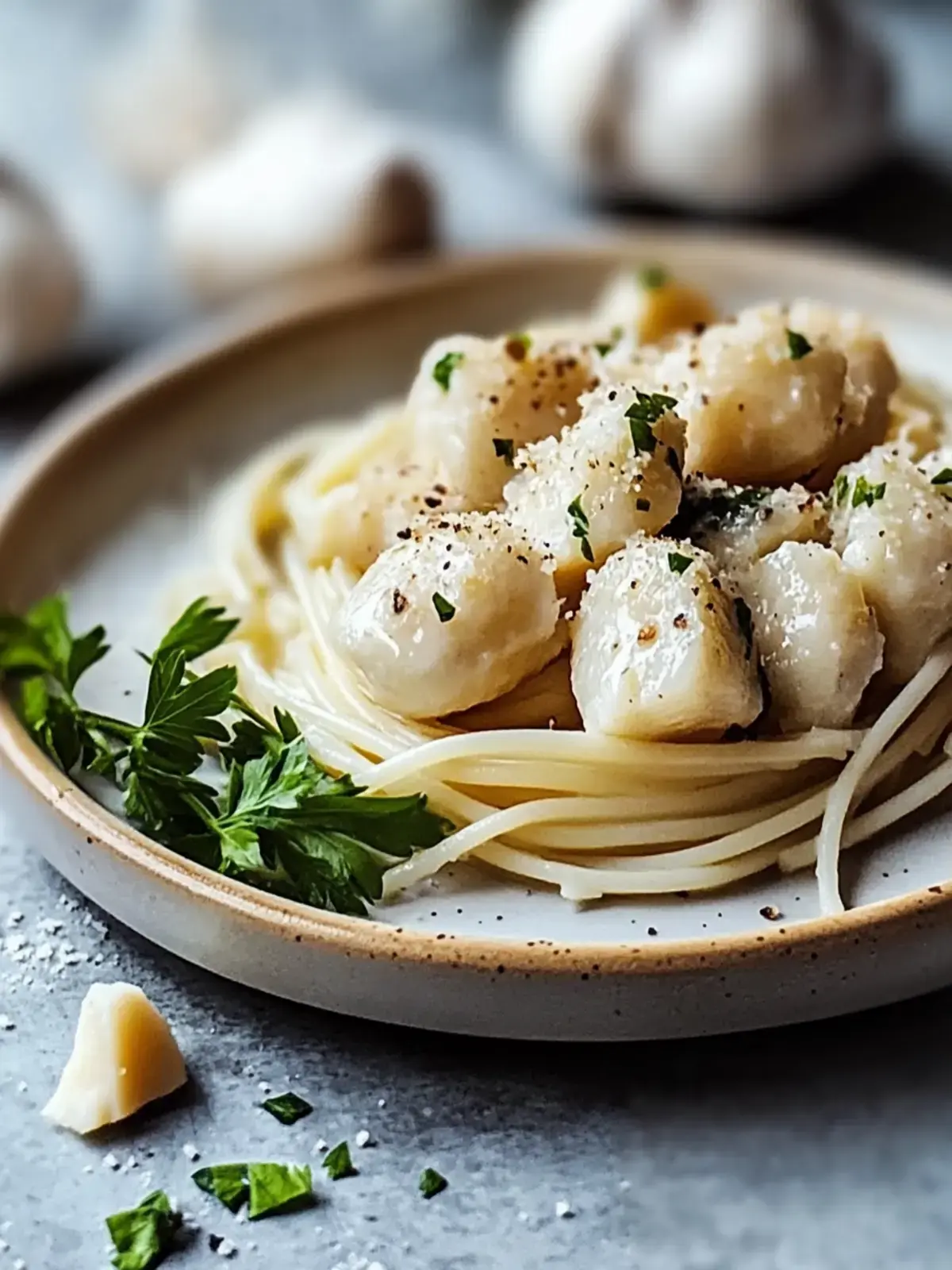 Cremiges Knoblauch-Parmesan-Hühnchen
