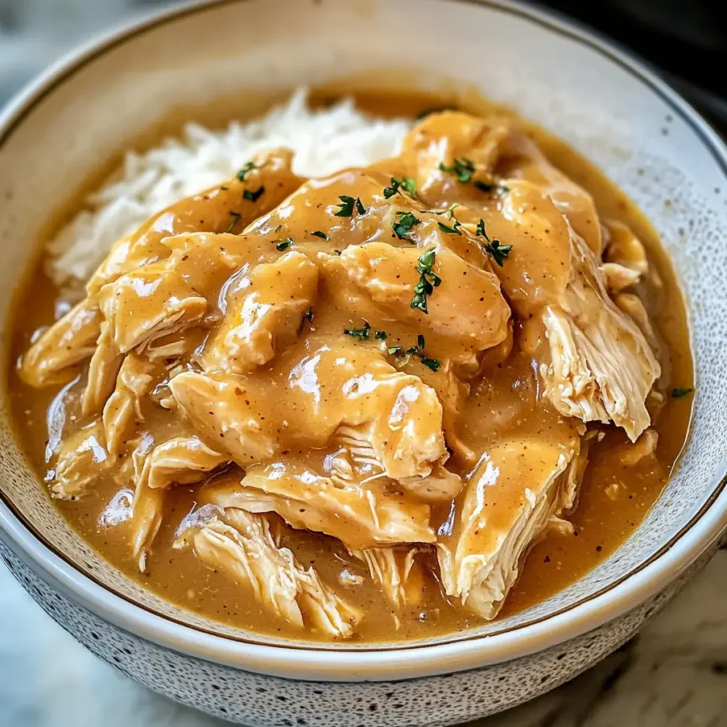 Crockpot Hühnchen und Soße