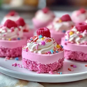Köstliche No-Bake Pink Velvet Cheesecake Bites