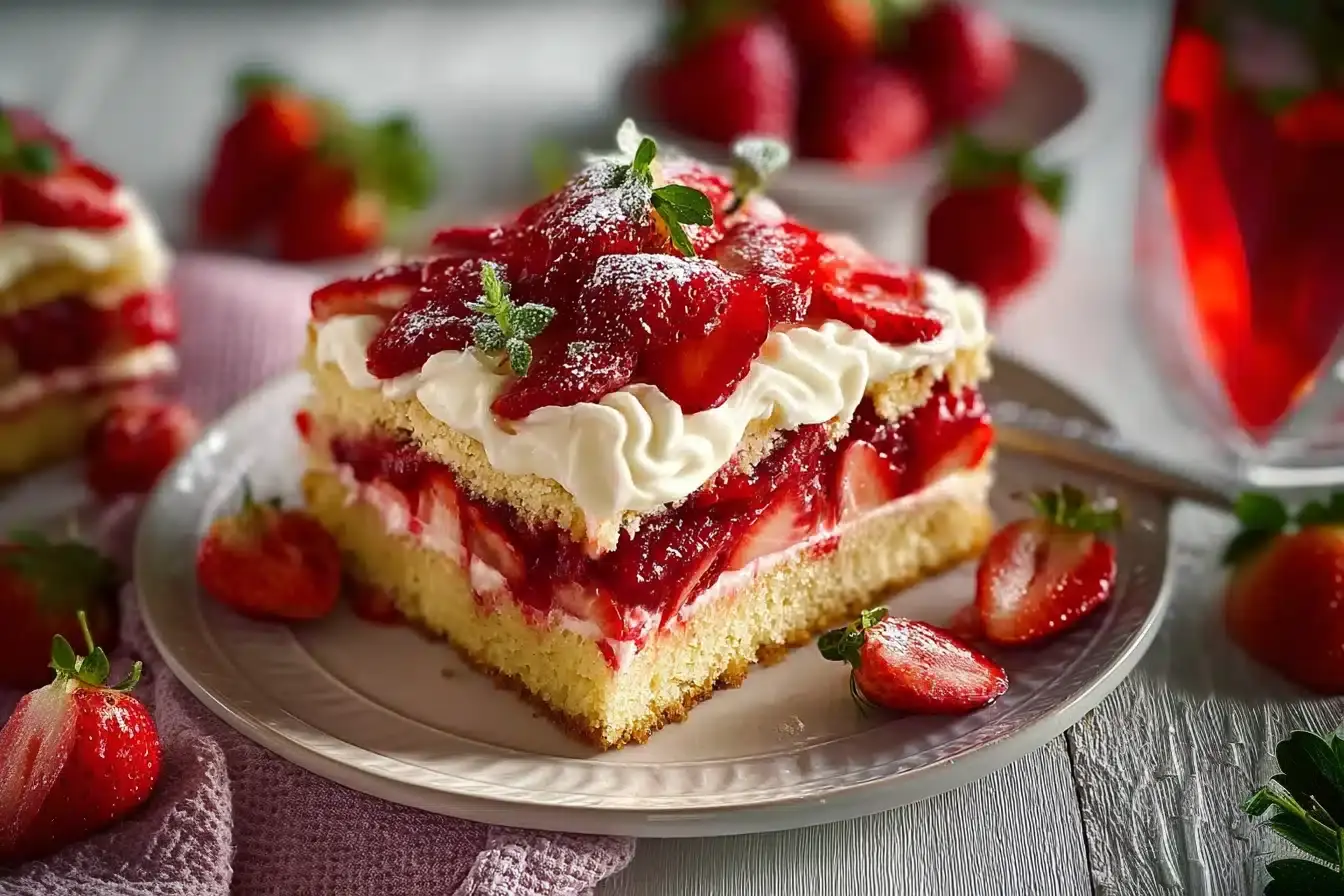 Erdbeerkuchen Rezept